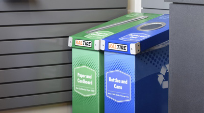 recycle bins